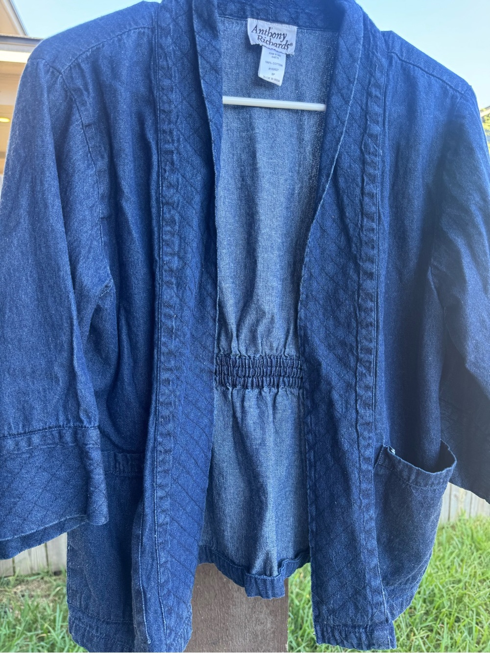 Vintage Anthony Richards Quilted denim Jacket